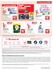 Promos Lessive Liquide dans le catalogue "BEAUTÉ" de Auchan Supermarché Lessive Liquide en promo dans le catalogue Auchan Supermarché à la page 11