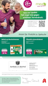 Aktueller mea - meine apotheke Prospekt "Unsere September-Angebote" Seite 1 von 4 Seiten für Korntal-Münchingen