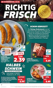 Schweinefilet im Kaufland Prospekt "Aktuelle Angebote" mit 70 Seiten (Hannover)
