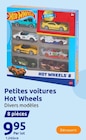 Petites voitures - HOT WHEELS en promo chez Action Montpellier à 9,95 €