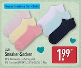 Sneaker-Socken von L&D im aktuellen ALDI Nord Prospekt