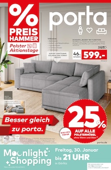 Aktueller porta Möbel Prospekt (Görlitz, 12 Seiten zum blättern porta Möbel Prospekt BESSER GLEICH ZU PORTA mit 12 Seiten