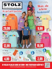 Aktueller Kaufhaus Stolz Prospekt mit Herren T-Shirt, "STOLZ. Das Kaufhaus im Norden.", Seite 1