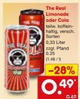 The Real Limonade oder Cola Angebote bei Netto Marken-Discount Oberkirch für 0,49 €