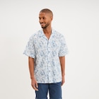 Chemise en coton manches courtes bleu homme à 11,49 € dans le catalogue La Halle