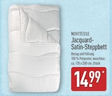 Aktuelle Bettdecke Angebote bei ALDI Nord in Wuppertal Aktuelles Jacquard-Satin-Steppbett Angebot bei ALDI Nord in Wuppertal ab 14,99 €