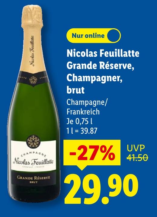 Grande Réserve, Champagner, brut