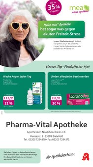 mea - meine apotheke Prospekt der Woche "Unsere Mai-Angebote" Seite 1, 01.05.2026 bis 31.05.2026 für Bielefeld Aktueller mea - meine apotheke Prospekt "Unsere Mai-Angebote" Seite 1 von 4 Seiten für Bielefeld