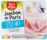 Jambon de Paris - Saint Alby - Lidl à Castres Jambon de Paris - Saint Alby en promo chez Lidl Castres à 1,96 €