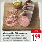 Weinviertler Winzerwurst bei E center im Calw Prospekt für 1,99 €