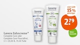 Complete Care oder Complete Care Fluoridfrei im tegut Prospekt Complete Care oder Complete Care Fluoridfrei von lavera im aktuellen tegut Prospekt für 2,79 €