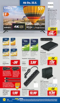 Fernseher im Lidl Prospekt "LIDL LOHNT SICH" mit 66 Seiten (Falkensee)