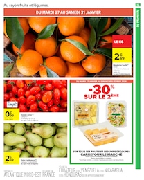 Prix et réduction Tomate dans le prospectus Carrefour Market en cours Offre Tomate dans le catalogue Carrefour Market du moment à la page 17