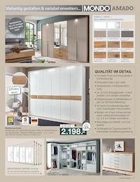 Kleiderschrank im Möbel Inhofer Prospekt "SCHLAFEN Trends" auf Seite 7