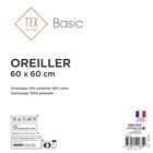 Oreiller "Basic" - TEX BASIC en promo chez Carrefour Market Le Havre à 5,99 €