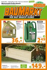 Globus-Baumarkt Prospekt für Esslingen mit 22 Seiten Globus-Baumarkt Prospekt für Esslingen: "WER BAUT BRAUCHT GLOBUS", 22 Seiten, 28.02.2021 - 06.03.2021