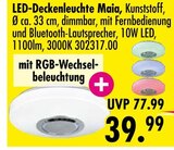 LED-Deckenleuchte Maia im aktuellen SB Möbel Boss Prospekt