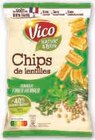 Chips de lentilles natur'& bon - Vico en promo chez U Express Chips de lentilles natur'& bon - Vico dans le catalogue U Express