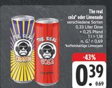 Cola Angebote von The Real bei EDEKA Zittau für 0,39 €