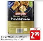 Maultaschen Unsere Besten Angebote von Bürger bei EDEKA Mannheim für 2,99 €