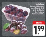 EDEKA Schlüsselfeld - Zwetschgen Angebot im Prospekt Zwetschgen bei EDEKA im Schlüsselfeld Prospekt für 1,99 €