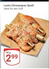 Aktuelle Lachs Angebote bei GLOBUS in Koblenz Aktuelles Lachs-Zitronengras-Spieß Angebot bei GLOBUS in Koblenz ab 2,99 €