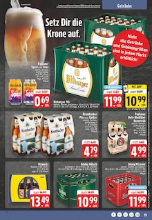 Bier im aktuellen EDEKA Prospekt (Siegburg) Bier im EDEKA Prospekt "Aktuelle Angebote" mit 28 Seiten (Siegburg)