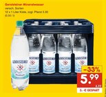 Mineralwasser Angebote von Gerolsteiner bei Netto Marken-Discount Weiden für 5,99 €