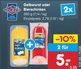 Gelbwurst oder Bierschinken von Wolf im aktuellen Netto Marken-Discount Prospekt für 2,79 €