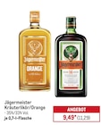 Kräuterlikör/Orange im Angebot bei METRO in Niederkassel Kräuterlikör/Orange Angebote von Jägermeister bei METRO Niederkassel für 11,29 €