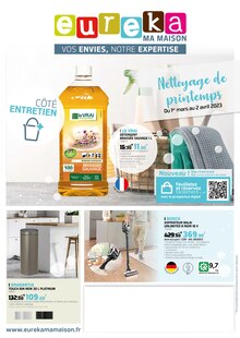 Prospectus Eureka ma maison en cours, "Nettoyage de printemps", 8 pages
