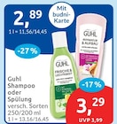Shampoo oder Spülung von Guhl für 2,89 € bei budni im Angebot Shampoo oder Spülung von Guhl im aktuellen budni Prospekt