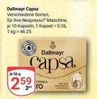 Aktuelles Capsa Angebot bei GLOBUS in Jena ab 2,59 €