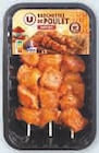 Brochette de filet de poulet - U - Super U à Mulhouse Brochette de filet de poulet - U en promo chez Super U Mulhouse à 5,19 €