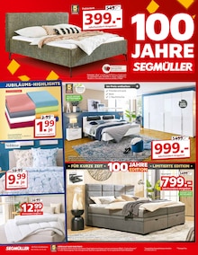 Bett im aktuellen Segmüller Prospekt (München) Bett im Segmüller Prospekt "Cashback bis zu 1000€" mit 6 Seiten (München)