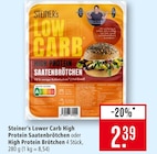 Lower Carb High Protein Saatenbrötchen Angebote von STEINER's bei Marktkauf Friedrichshafen für 2,39 €