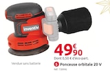 Ponceuse orbitale INV-ES20-BM 20 V - INVENTIV dans le catalogue Mr. Bricolage