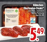 Hähnchen-Oberkeulen-Steaks im EDEKA Prospekt Hähnchen-Oberkeulen-Steaks von Donautal im aktuellen EDEKA Prospekt für 5,49 €