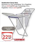 Standtrockner Classic Siena im Angebot bei GLOBUS in Speyer Standtrockner Classic Siena Angebote von Leifheit bei GLOBUS Speyer für 22,99 €
