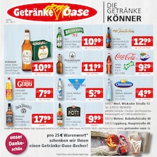 Getränke Oase Prospekt für Arnsberg: "Aktuelle Angebote", 1 Seite, 24.11.2025 - 29.11.2025