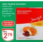 Back-Camembert Angebote von Jeden Tag bei GLOBUS Ludwigshafen für 2,79 €
