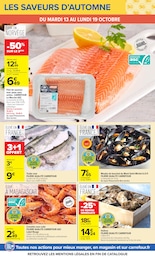 Prix et réduction Poisson dans le prospectus Carrefour en cours Offre Poisson dans le catalogue Carrefour du moment à la page 5
