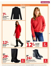 Promos Chaussures dans le catalogue "LE GOÛT DU RÉCONFORT" de Auchan Hypermarché Chaussures en promo dans le catalogue Auchan Hypermarché à la page 55