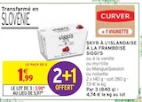 Promo Skyr à l'Islandaise à la framboise à 3,98 € dans le catalogue Intermarché à Riantec