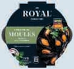 Cocotte de moules cuisinées à la marinière ou ail et persil - ROYAL en promo chez Super U Rouen à 3,60 €