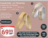 Freundschafts- oder Partnerring Silber bicolor Angebote bei GLOBUS Trier für 69,99 €