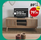 Meuble TV en promo chez Maxi Bazar Stains à 79,99 €