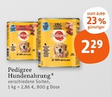 Hundenahrung im Angebot bei tegut in Erlangen Hundenahrung Angebote von Pedigree bei tegut Erlangen für 2,29 €