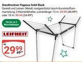 Standtrockner Pegasus Solid Black Angebote von Leifheit bei GLOBUS Kerpen für 29,99 €