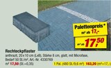 Aktuelles Rechteckpflaster Angebot bei toom Baumarkt in Offenbach (Main) ab 17,50 €